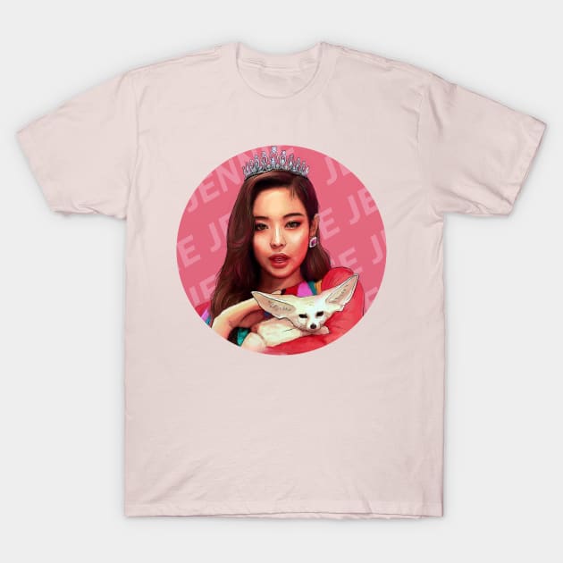 jennie black ddu du ddu du pink T-Shirt by boasiaedane